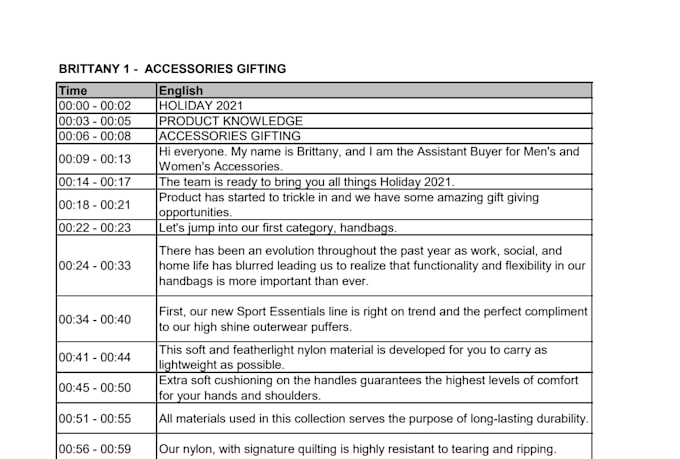 professionally transcribe audio or video with timestamps